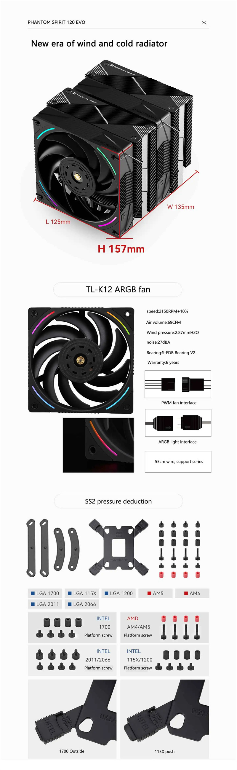 CPU-Kuumlhler-Thermalright-Phantom-Spirit-120-EVO---Kuumlhler-mit-Unterstuumltzung-fuumlr-1700115XAM-2021847-6